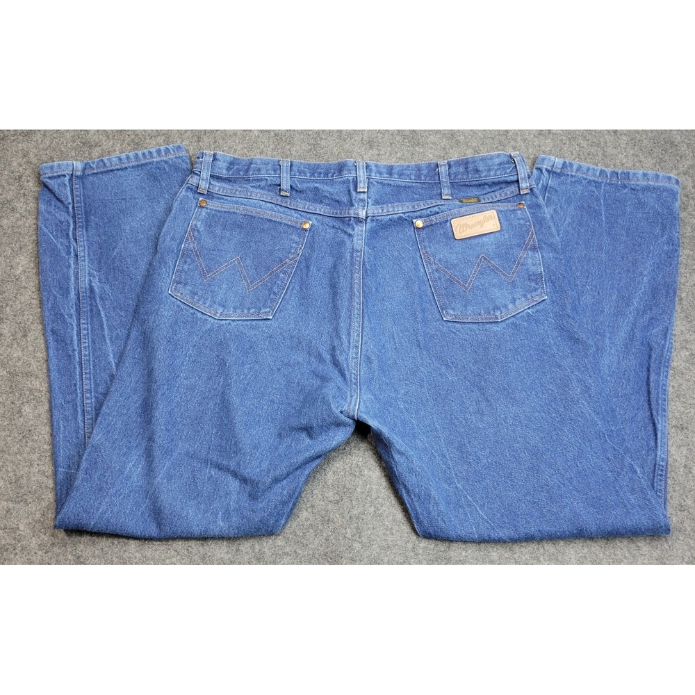 Wrangler Jeans Mens 40x30 Blue Denim Y2k‎ Western Cowboy Rancher Rodeo Workwear